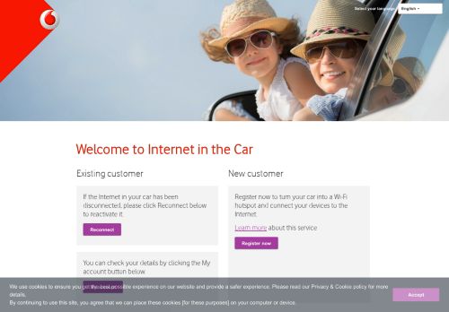 
                            10. Internet in the car - Vodafone