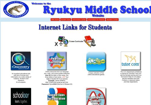 
                            11. Internet Links - Ryukyu Middle School - Google Sites