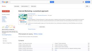 
                            8. Internet Marketing: a practical approach