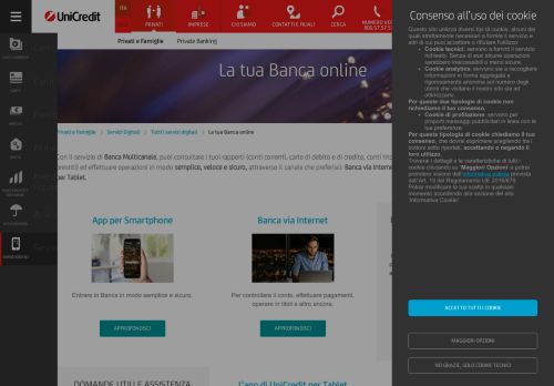 
                            6. Internet & Mobile Banking: App e la Banca via Internet di UniCredit