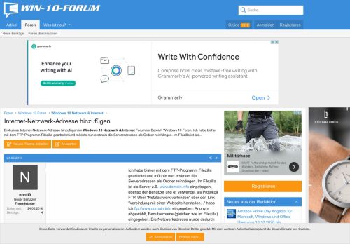 
                            9. Internet-Netzwerk-Adresse hinzufügen - Windows 10 Forum