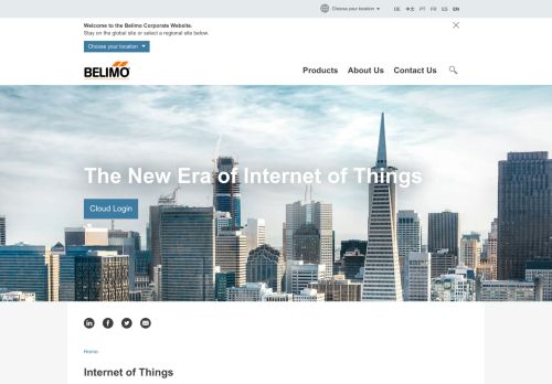 
                            13. Internet of Things | Belimo