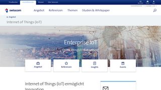 
                            2. Internet of Things (IoT) - Swisscom