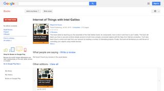 
                            13. Internet of Things with Intel Galileo