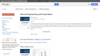 
                            7. Internet Programming with Visual Basic