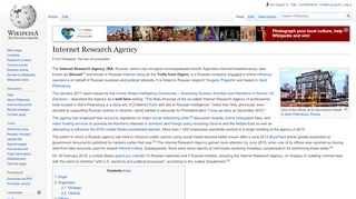 
                            10. Internet Research Agency - Wikipedia