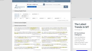 
                            10. Internet site link - French translation – Linguee