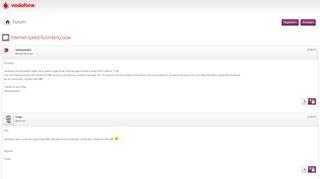 
                            10. Internet speed frustrating slow - Seite 2 - Vodafone Community