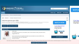 
                            7. Internet sperren per CMD - Windows 7 Forum