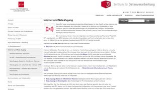 
                            3. Internet und Netz-Zugang | Zentrum für ... - ZDV Uni Mainz