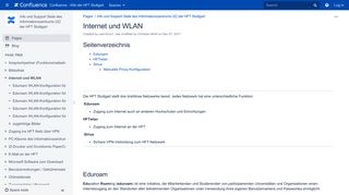 
                            11. Internet und WLAN - Confluence HFT Stuttgart