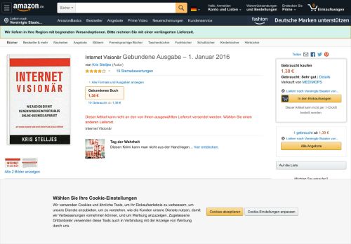 
                            9. Internet Visionär: Amazon.de: Kris Stelljes: Bücher