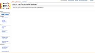 
                            13. Internet von Senioren für Senioren – WürzburgWiki