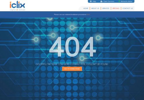 
                            4. Internet - Welcome to ICLIX - your service provider of choice