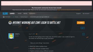 
                            6. Internet Working But Cant Login to Battle.net - Overwatch Forums ...