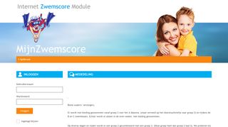 
                            5. Internet Zwemscore Module - Beheermodule