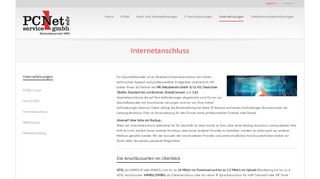
                            8. Internetanschluss | PCNet edv Service GmbH