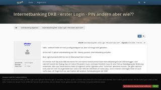 
                            9. Internetbanking DKB - erster Login - PIN ändern aber wie ...