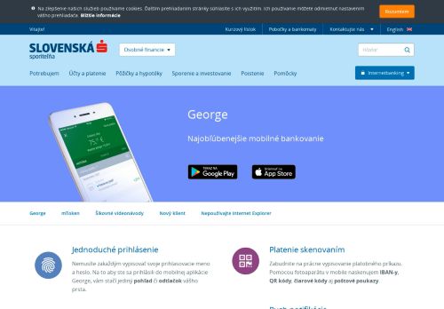 
                            5. Internetbanking George – nové šikovné bankovanie - Slovenská ...
