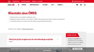 
                            7. Internetbanking mojeLiška | ČMSS - ČMSS, a.s.