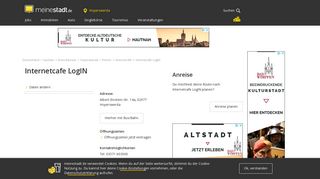 
                            1. Internetcafe LogIN in Hoyerswerda - Öffnungszeiten & Adresse ...