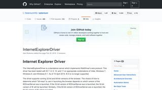 
                            4. InternetExplorerDriver · SeleniumHQ/selenium Wiki · GitHub