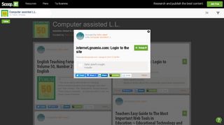 
                            7. internet.gnomio.com: Login to the site | Comput... - Scoop.it