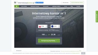 
                            3. Internetowykantor.pl: Kantor internetowy - wymiana walut online