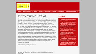 
                            9. Internetquellen Heft 162 - LOG IN Verlag