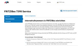 
                            7. Internetrufnummern in FRITZ!Box einrichten | FRITZ!Box 7390 | AVM ...