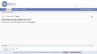 
                            5. Internetseite mobile.de geht nicht mehr | MacUser.de Community