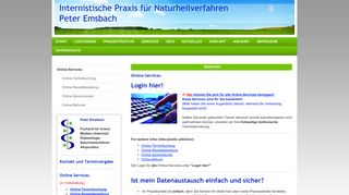 
                            7. Internistische Praxis für Naturheilverfahren - Online-Services