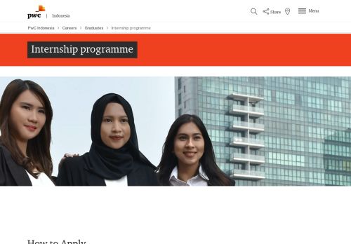 
                            5. Internship programme - PwC