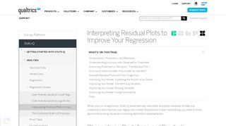 
                            13. Interpreting Residual Plots to Improve Your Regression - Qualtrics ...