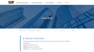 
                            8. InterRisk: Adresse & Versicherungs-Portrait (Details) - FinanceScout24