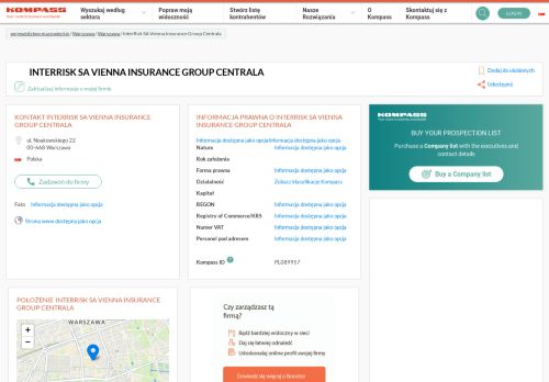 
                            11. Interrisk Sa Vienna Insurance Group Centrala - Warszawa 00-668 ...