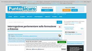 
                            12. Interrogazione parlamentare sulla formazione a distanza -...