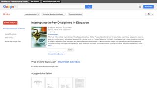 
                            5. Interrupting the Psy-Disciplines in Education