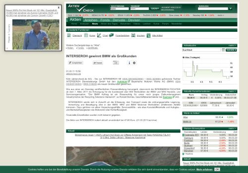 
                            12. INTERSEROH gewinnt BMW als Großkunden (aktiencheck.de) | News ...
