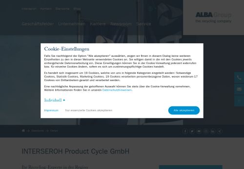 
                            12. INTERSEROH Product Cycle GmbH - ALBA Group