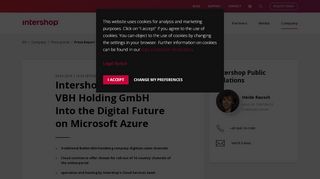
                            10. Intershop is Leading VBH Holding GmbH Into the Digital Future on ...