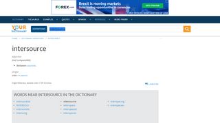 
                            9. Intersource dictionary definition | intersource defined - YourDictionary