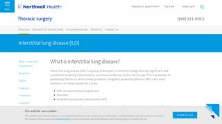 
                            12. Interstitial lung disease (ILD) - Northwell Health