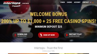 
                            5. Intertops Poker: Play at the Best Online Poker Site