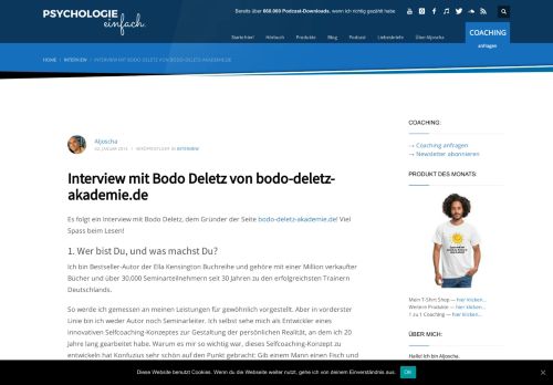 
                            12. Interview mit Bodo Deletz von bodo-deletz-akademie.de | psychologie ...