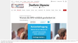 
                            13. Interview mit Stefan Liebig: Warum die SPD scheiterte - FAZ