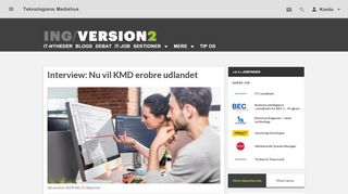 
                            7. Interview: Nu vil KMD erobre udlandet | Version2