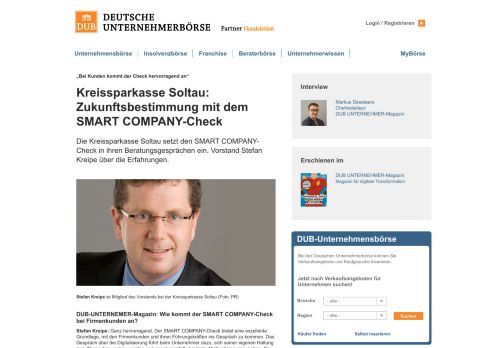 
                            13. Interview Stefan Kreipe - Deutsche Unternehmerbörse - DUB.de