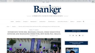 
                            13. Interview with Mr. Michael Collis, Chief Executive Officer and ...