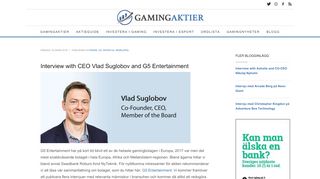
                            10. Interview with Vlad Suglobov & G5 Entertainment - Gamingaktier